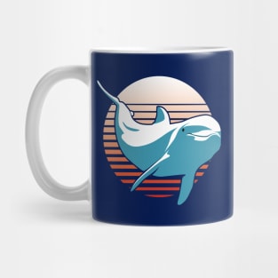 Retro Dolphin Mug